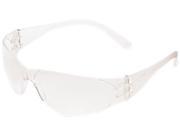 Crews CL110 Checklite Scratch Resistant Safety Glasses Clear Lens