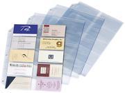 Cardinal 7856000 Business Card Refill Pages Holds 200 Cards Clear 20 Cards Sheet 10 Pack