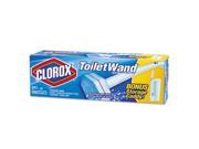 Clorox 03191 Toilet Wand Kit w Caddy 6 Refill Heads