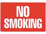 COSCO 098068 Two Sided Signs No Smoking No Fumar 8 x 12 Red