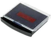 COSCO 061961 Replacement Ink Pad for 2000 PLUS Two Color Word Daters Blue Red
