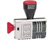 COSCO 010180 2000 PLUS Dial N Stamp 12 Phrases 1 1 2 x 1 8
