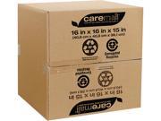 Caremail 1143585 100% Recycled Mailing Storage Box Letter Legal Brown 12 Pack