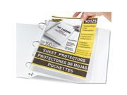 C line 90125 Top Load Polypropylene Sheet Protectors Standard Letter Clear 100 Box
