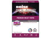 Boise PP9624 PP9624 POLARIS Premium Inkjet Paper 97 Bright 24lb 8 1 2 x 11 500 Sheets Pack White 1 Pack