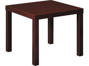 basyx BLH3170N Laminate Occasional Table 24w x 24d x 20h Mahogany