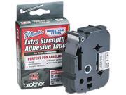 Brother TZES951 TZ Extra Strength Adhesive Laminated Labeling Tape 1w Black on Matte Silver