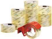 Scotch 3750 12DP3 Commercial Performance Packaging Tape 1.88 x 54.6 yards Clear 12 Pack