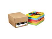 Wausau Paper Astrobrights Colored Paper 24lb 8 1 2 x 11 5 Assorted 1250 Sheets Carton