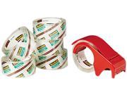 Scotch 3650 6DP3 Moving Storage Tape 1.88 x 54.6 yards 3 Core Clear 6 Rolls Pack
