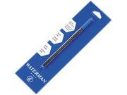 Waterman 54096P Refill for Waterman Roller Ball Pens Fine Blue Ink