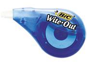 BIC WOTAPP11 Wite Out Correction Tape 0.20 Width x 3.28 ft Length 1 Line s White 1 Each