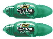 BIC WOETP21 Wite Out Ecolutions Mini Correction Tape White 1 5 x 235 2 Pack