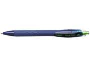 BIC CPGE11BE ecoLutions Reaction Ballpoint Retractable Pen Blue Ink Medium Dozen