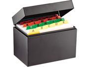 STEELMASTER by MMF Industries 263644BLA Index Card File Holds 400 4 x 6 cards 6 3 4 x 4 1 5 x 5