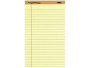 Tops 71572 The Legal Pad Plus Ruled Perforated Pads 8 12 x 14 Canary 12 Pack