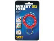 STEELMASTER by MMF Industries 201450007 Wrist Coil w Key Ring Flexible Coil Red