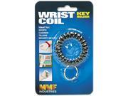 STEELMASTER by MMF Industries 201450004 Wrist Coil w Key Ring Flexible Coil Black
