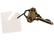 MMF Industries Numbered Slotted Rack Key Tags Plastic 1 1 2 x 1 1 2 White 20 Pack
