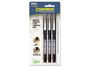 MMF Industries 200045304 Counterfeit Currency Detector Pen 3 Pack