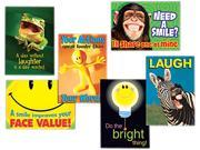 TREND TA67920 Assorted Attitude and Smiles Themed Motivational Prints 13 3 8 x 19 6 Pack