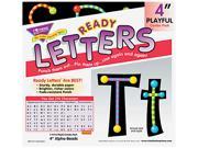 TREND T79755MP Ready Letters Alpha Beads Letter Combo Pack Black Multiple Colors 4 h 216 Set
