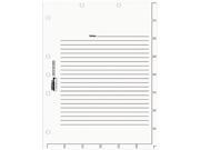Tabbies 54520 Medical Chart Index Divider Sheets 8 1 2 x 11 White 400 Box