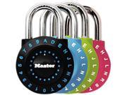 Master Lock 1590D Set Your Own Combination Lock Steel 1 7 8 Wide Assorted