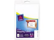 Shipping Labels w Ultrahold Ad Block Laser Inkjet 4 x 6 White 20 Pack