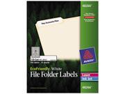 EcoFriendly File Folder Labels 2 3 x 3 7 16 White 750 Pack