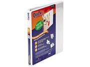 Stride 87000 Quick Fit D Ring View Binder 1 2 Capacity White