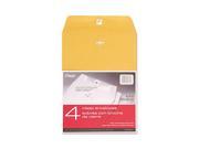 Mead 76012 Clasp Envelope 9 x 12 24lb Kraft 4 Pack