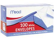 Mead 75100 Business Envelope 3 5 8 Ã— 6 1 2 20 lb White 100 Box