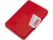 Carter s 21371 Foam Stamp Pad 4 1 4 x 2 3 4 Red