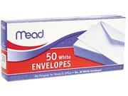 Mead 75050 Business Envelope 4 1 8 x 9 1 2 20 lb White 50 Box