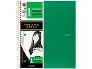 Five Star 06190 Wirebound Notebooks Quad 1 Subject White 8 1 2 x 11 100 Sheets Assorted