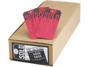 Avery Sold Tags Paper 4 3 4 x 2 3 8 Red 500 Box