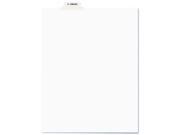 Avery Style Preprinted Legal Bottom Tab Dividers Exhibit X Letter 25 Pack