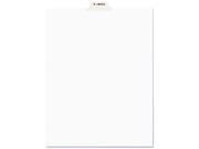 Avery Style Preprinted Legal Bottom Tab Dividers Exhibit W Letter 25 Pack