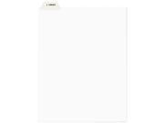 Avery Style Preprinted Legal Bottom Tab Dividers Exhibit T Letter 25 Pack