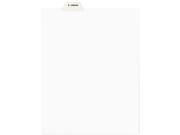 Avery Style Preprinted Legal Bottom Tab Dividers Exhibit S Letter 25 Pack