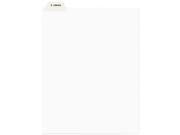Avery Style Preprinted Legal Bottom Tab Dividers Exhibit O Letter 25 Pack