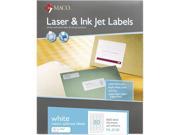 Maco ML8100 White All Purpose Labels 1 2 x 1 3 4 8000 Box