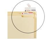 Smead 67600 Seal View File Folder Label Protector Clear Laminate 3 1 2x1 11 16 100 Pack