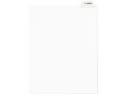 Avery 11940 Preprinted Legal Bottom Tab Dividers Exhibit A Letter 25 Pack