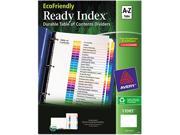 Ready Index Customizable Table of Contents Multicolor Dividers 26 Tab Letter