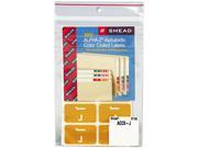 Smead 67180 Alpha Z Color Coded Second Letter Labels Letter J Yellow 100 Pack