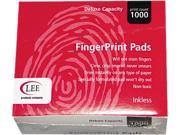 LEE 03127 Inkless Fingerprint Pad 2 1 4 x 1 3 4 Black 1 EA