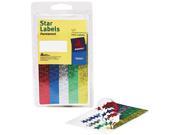 Colored Foil Stars 1 2 dia Assorted Colors 440 Pack