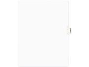Avery Style Preprinted Legal Side Tab Divider Exhibit Y Letter White 25 Pack